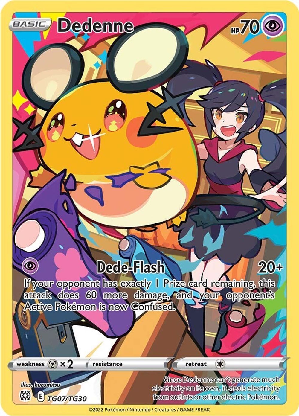Dedenne — SWSH09: Brilliant Stars Trainer Gallery