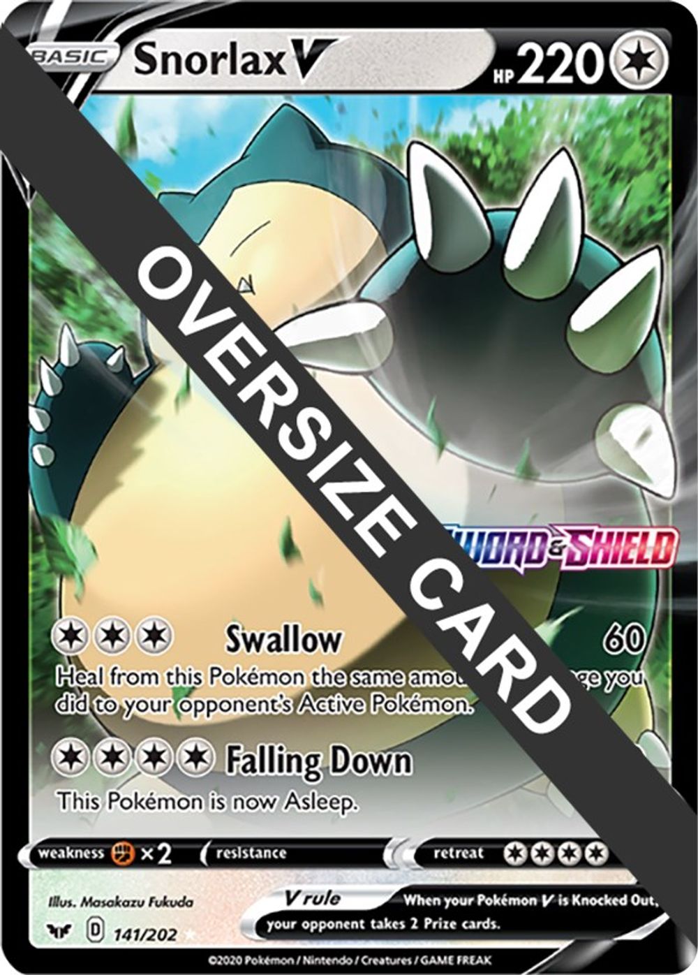 Snorlax V - 141/202 — Jumbo Cards