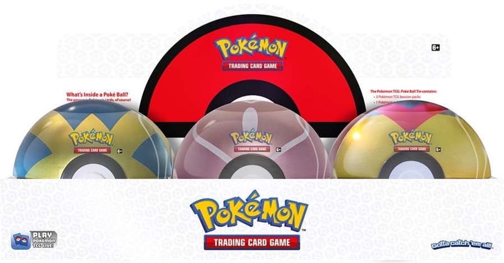 Poke Ball Tin Display (Q2 2022) — Miscellaneous Cards & Products