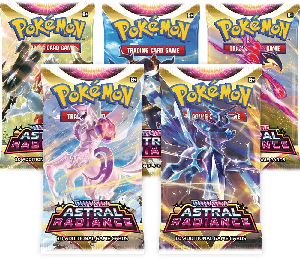 Astral Radiance Booster Pack Art Bundle [Set of 5] — SWSH10: Astral Radiance
