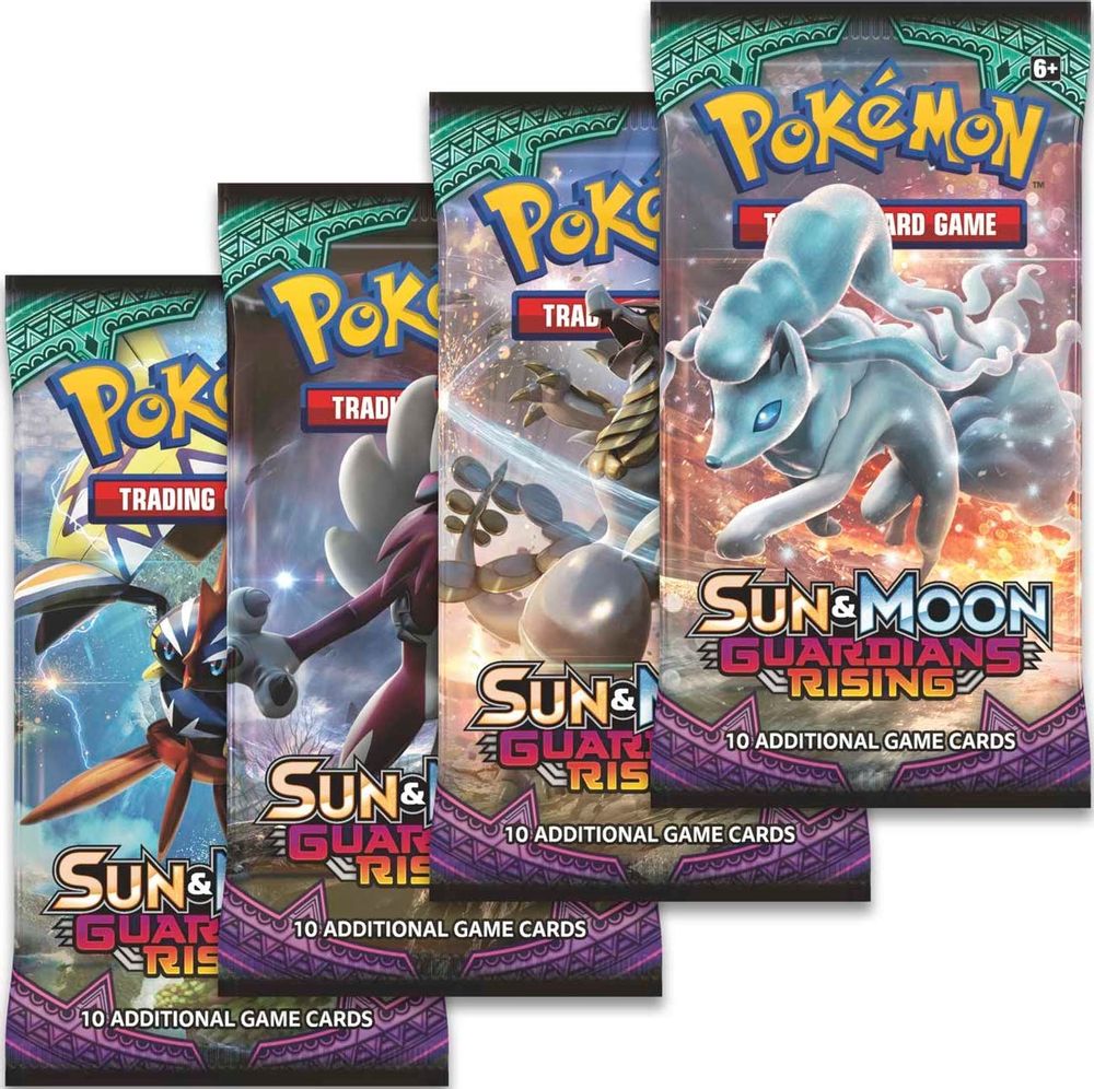Guardians Rising Booster Pack Art Bundle [Set of 4] — SM - Guardians Rising