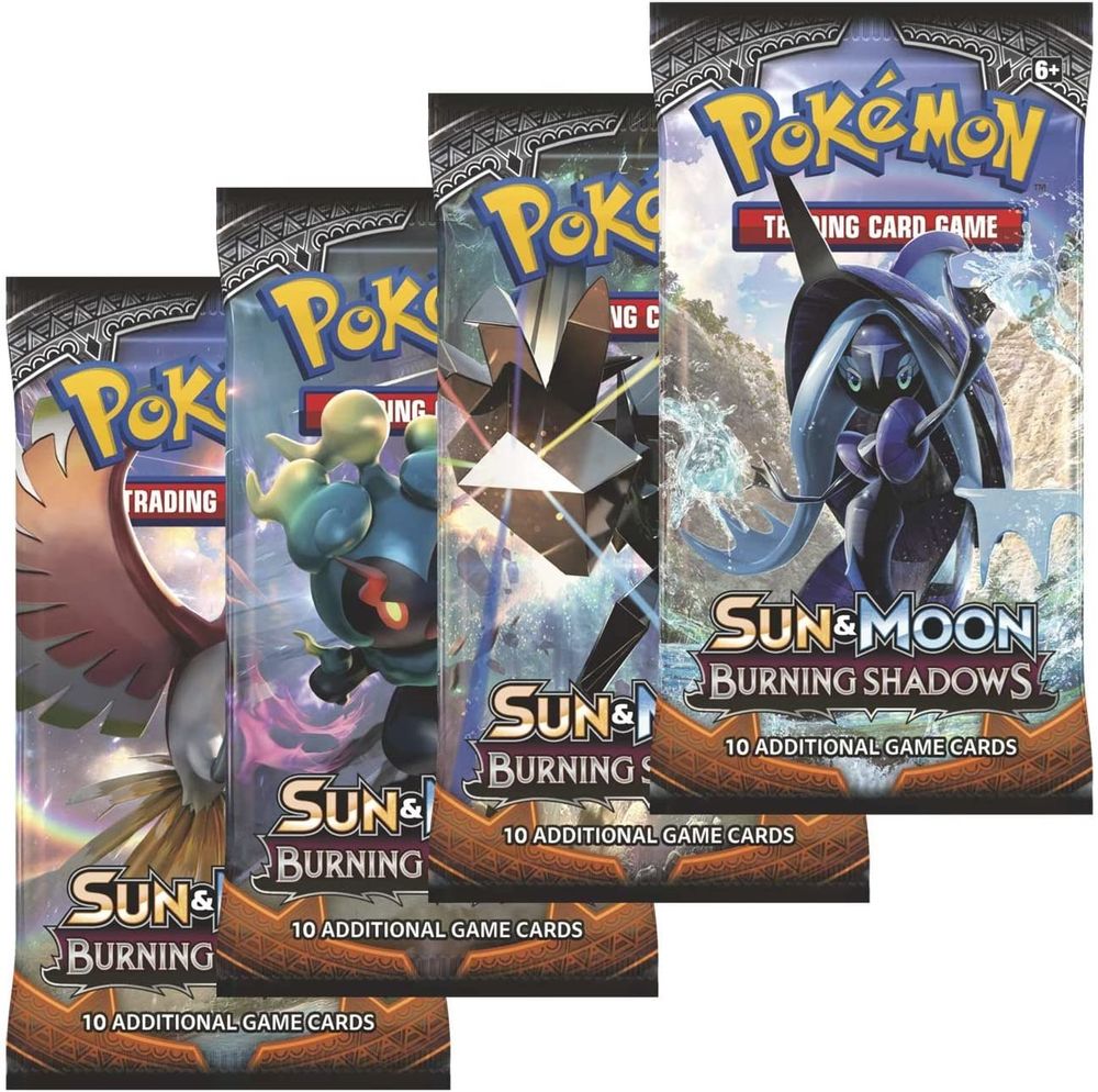 Burning Shadows Booster Pack Art Bundle [Set of 4] — SM - Burning Shadows