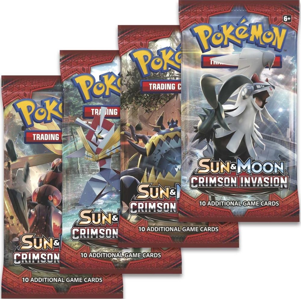 Crimson Invasion Booster Pack Art Bundle [Set of 4] — SM - Crimson Invasion