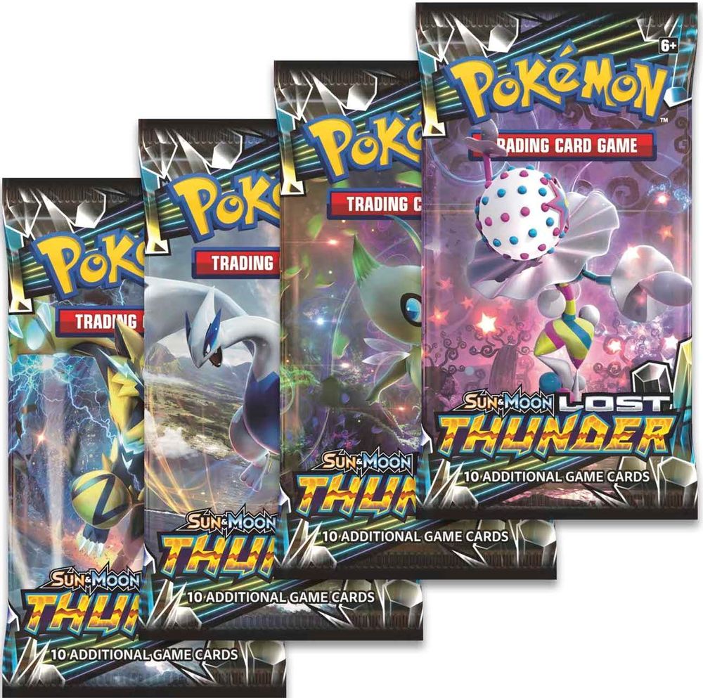 Lost Thunder Booster Pack Art Bundle [Set of 4] — SM - Lost Thunder