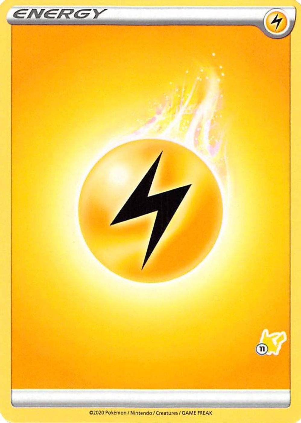 Lightning Energy (#11 Pikachu Stamped) — Battle Academy 2022