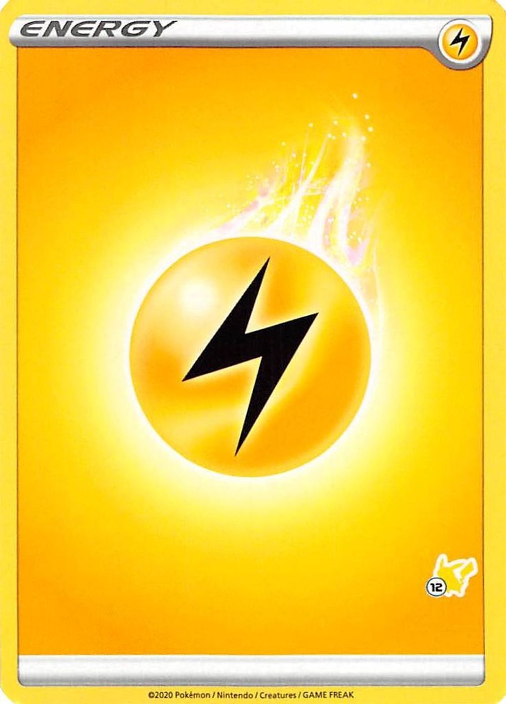 Lightning Energy (#12 Pikachu Stamped) — Battle Academy 2022