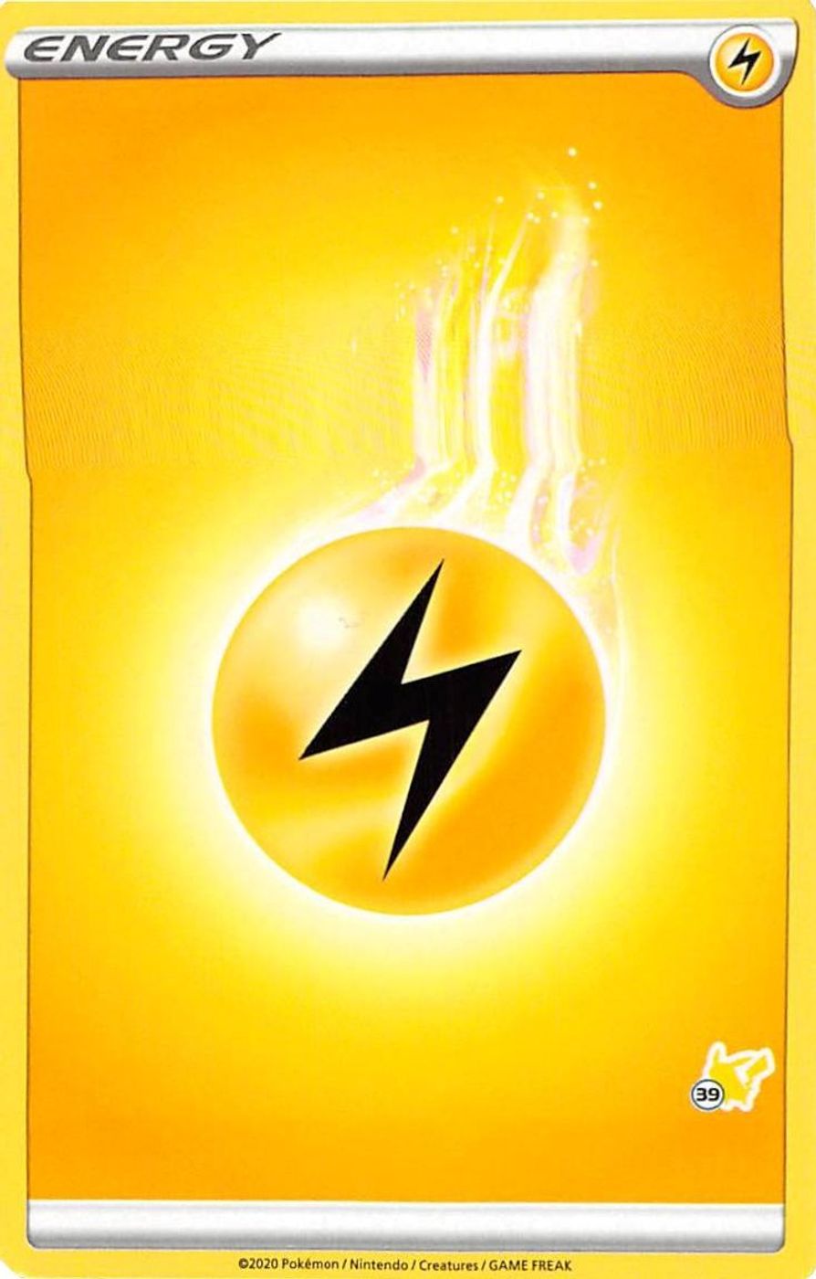 Lightning Energy (#39 Pikachu Stamped) — Battle Academy 2022