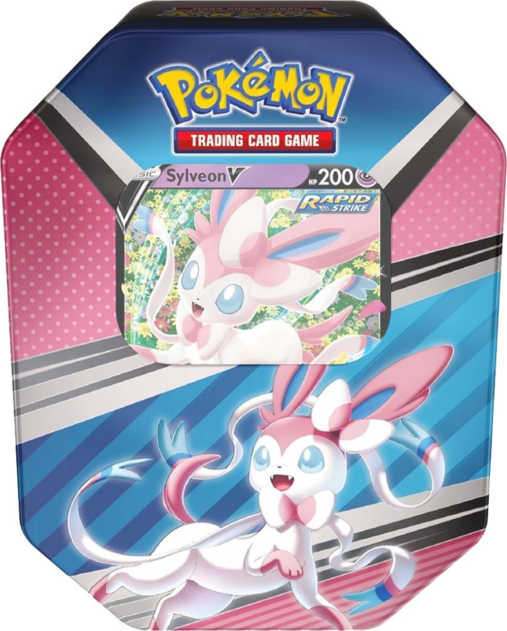 V Heroes Tin [Sylveon V] (International Version) — Miscellaneous Cards & Products