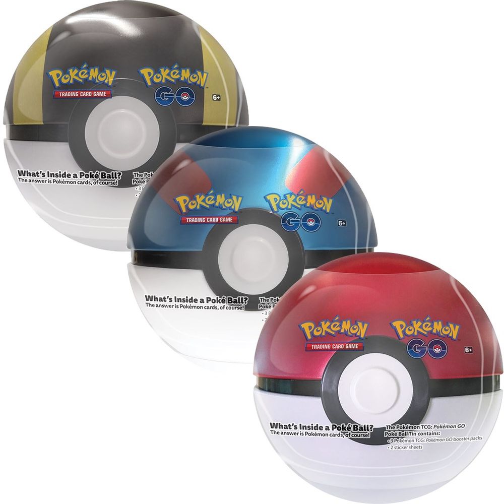 Pokemon GO Poke Ball Tin [Set of 3] — Pokemon GO