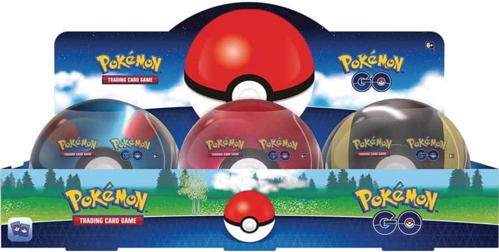 Pokemon GO Poke Ball Tin Display — Pokemon GO