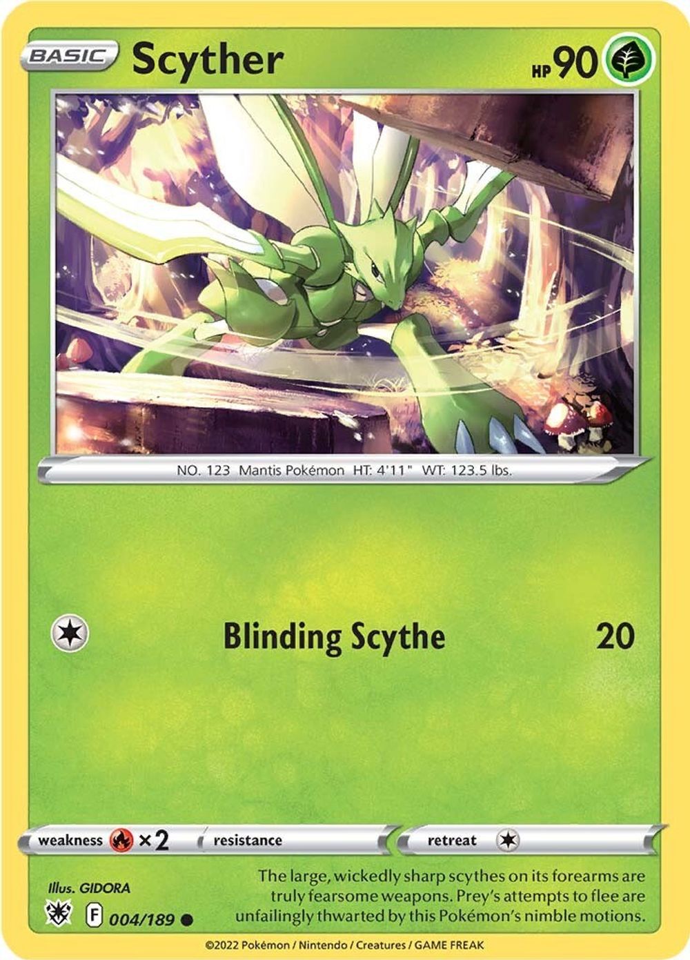 Scyther (004) — SWSH10: Astral Radiance