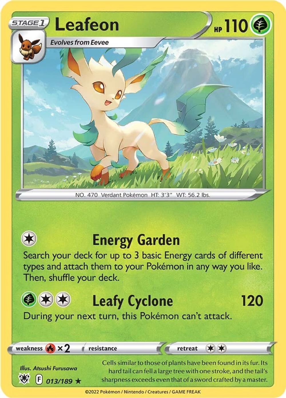 Leafeon — SWSH10: Astral Radiance