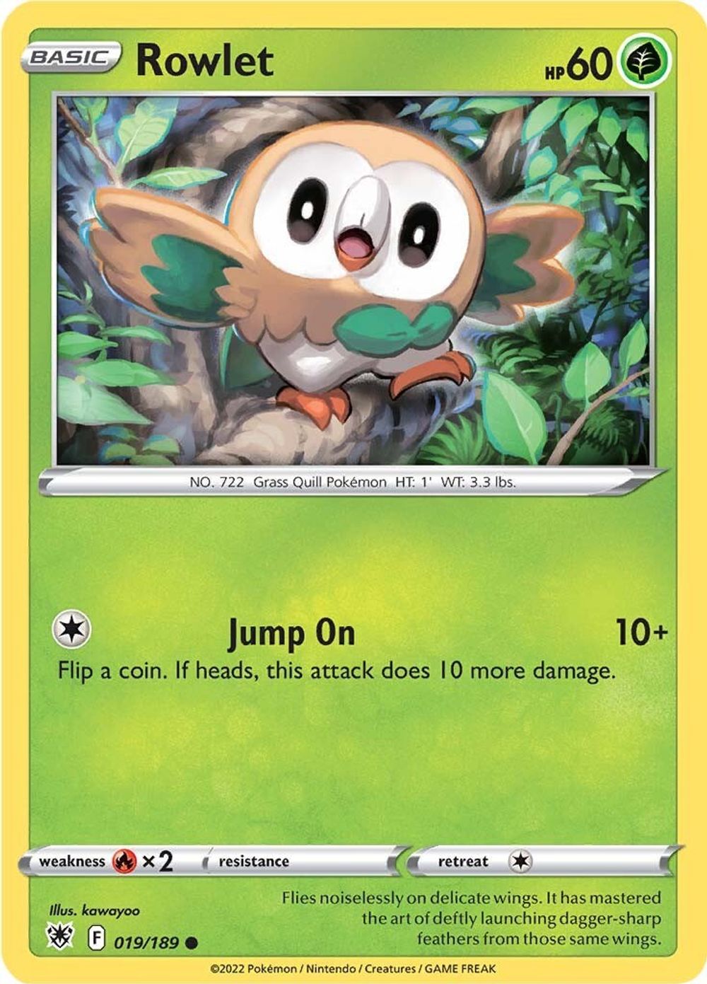 Rowlet — SWSH10: Astral Radiance