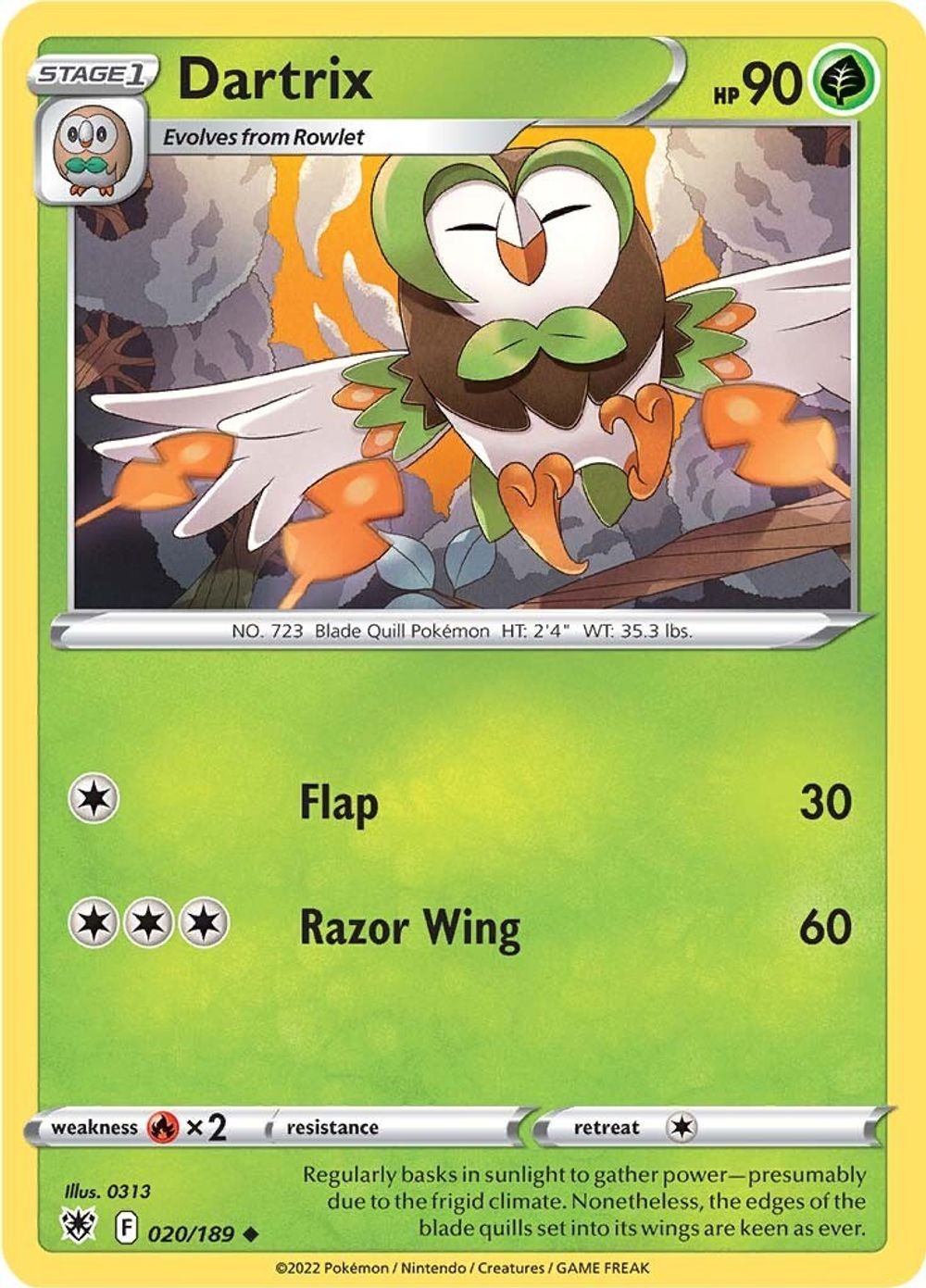 Dartrix — SWSH10: Astral Radiance