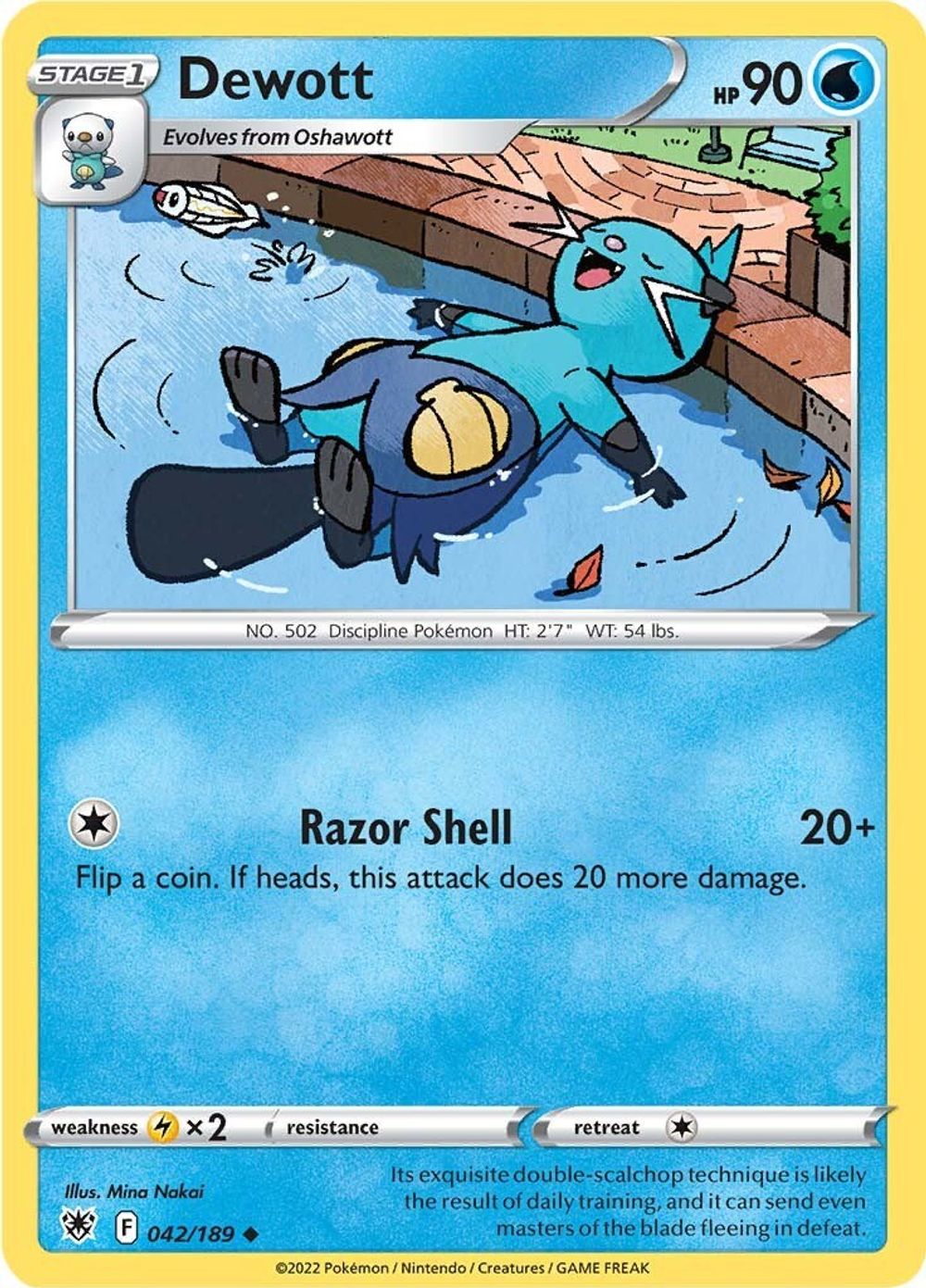 Dewott — SWSH10: Astral Radiance