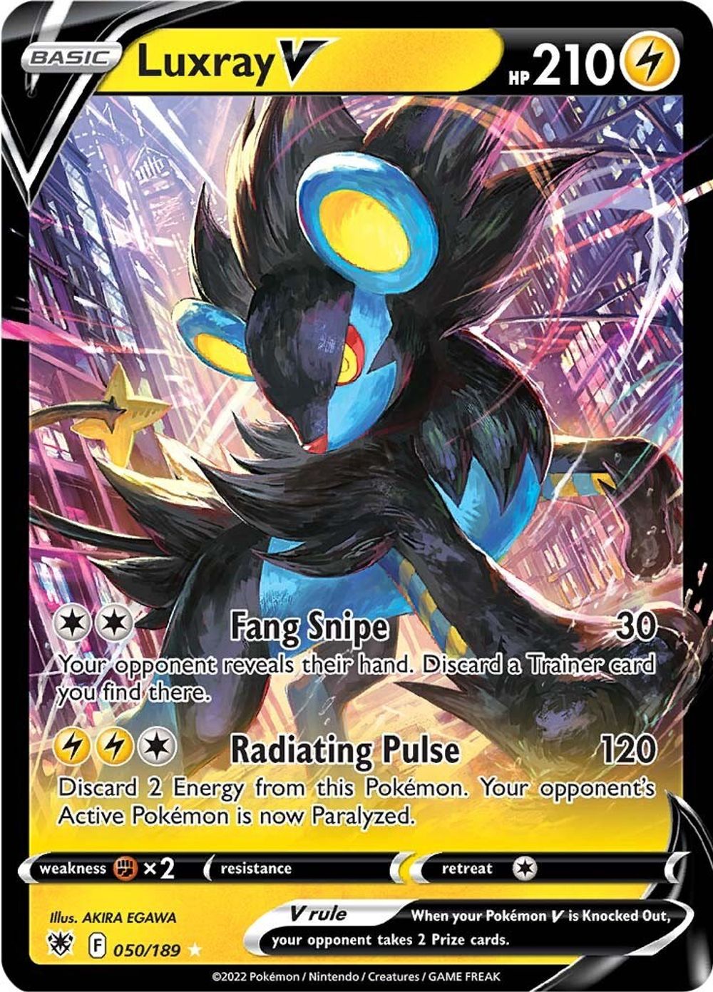 Luxray V — SWSH10: Astral Radiance