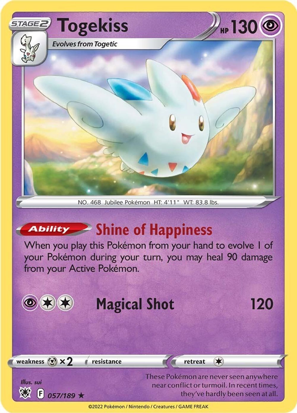 Togekiss — SWSH10: Astral Radiance