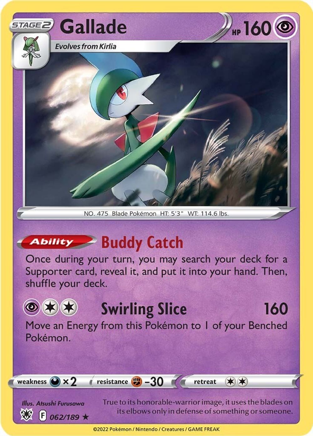 Gallade — SWSH10: Astral Radiance