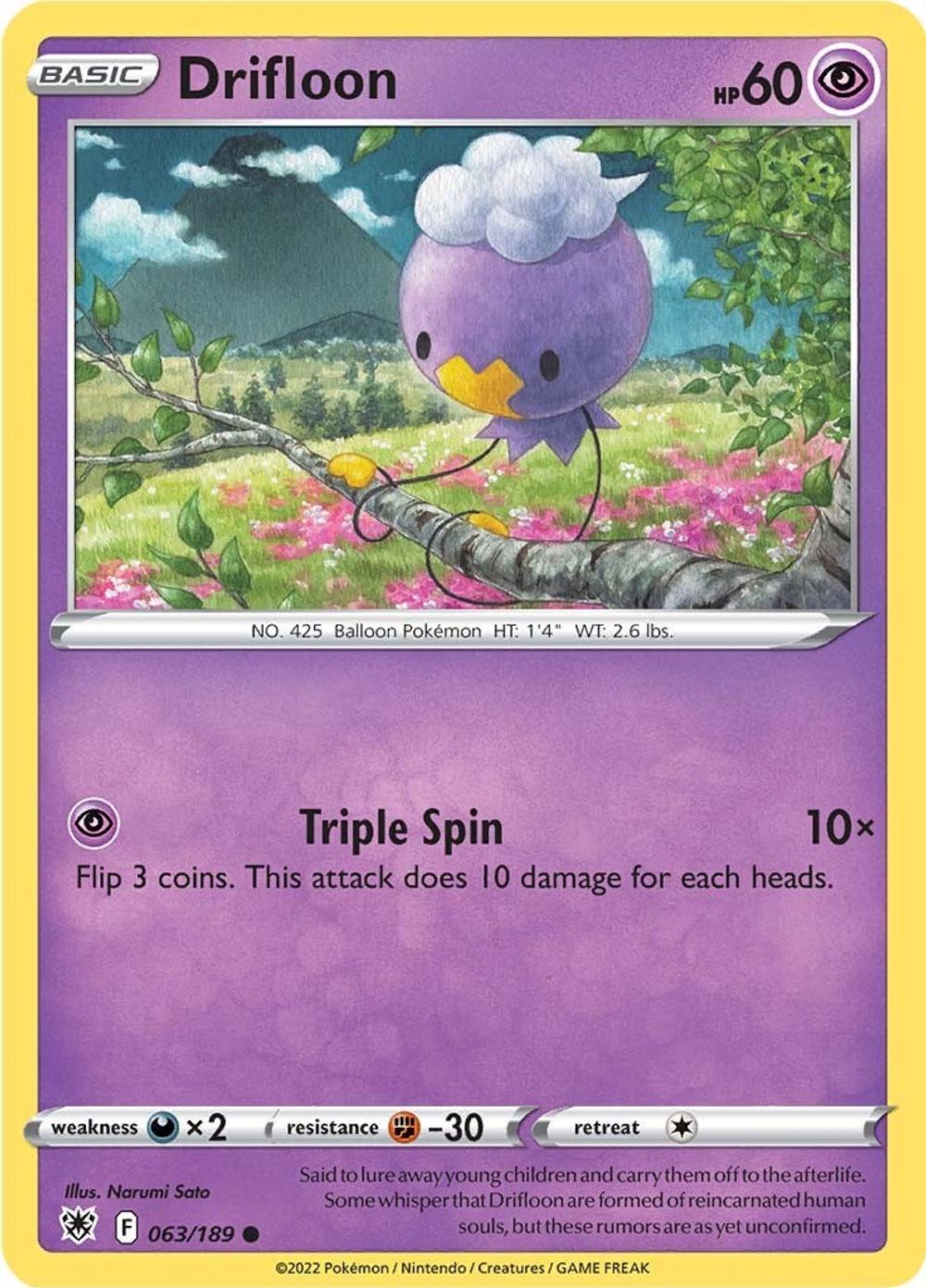 Drifloon — SWSH10: Astral Radiance