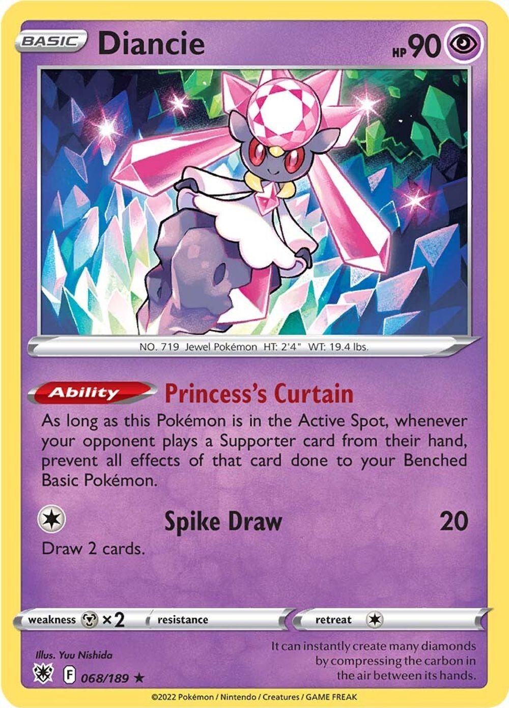 Diancie — SWSH10: Astral Radiance