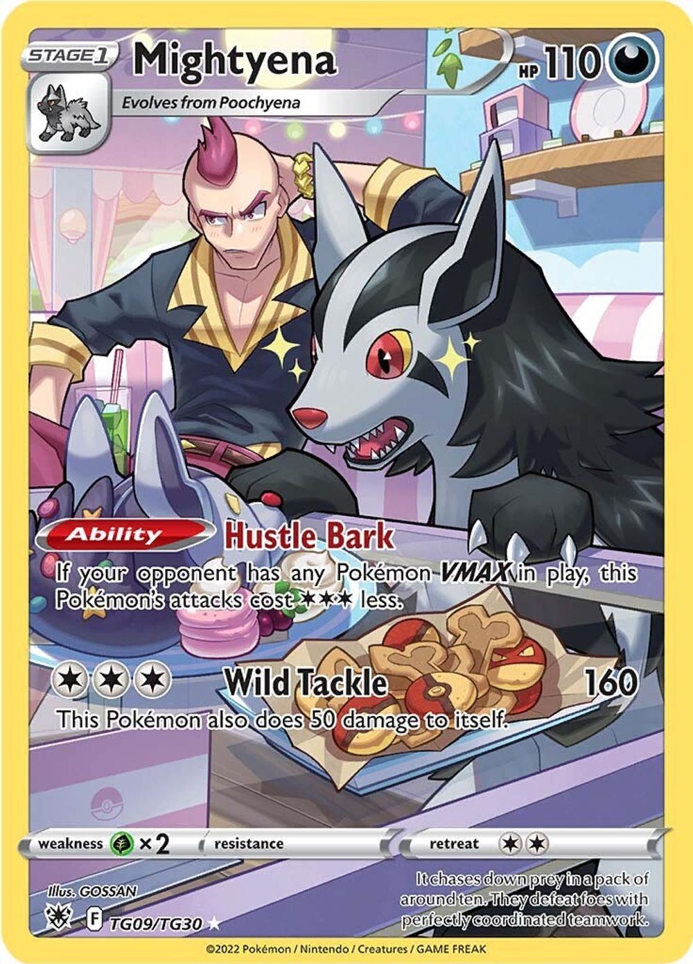 Mightyena — SWSH10: Astral Radiance Trainer Gallery