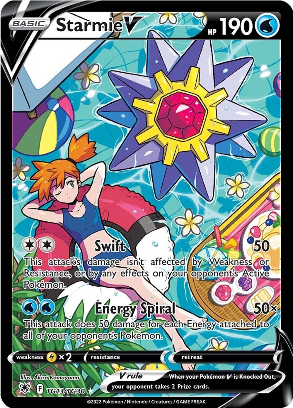 Starmie V — SWSH10: Astral Radiance Trainer Gallery