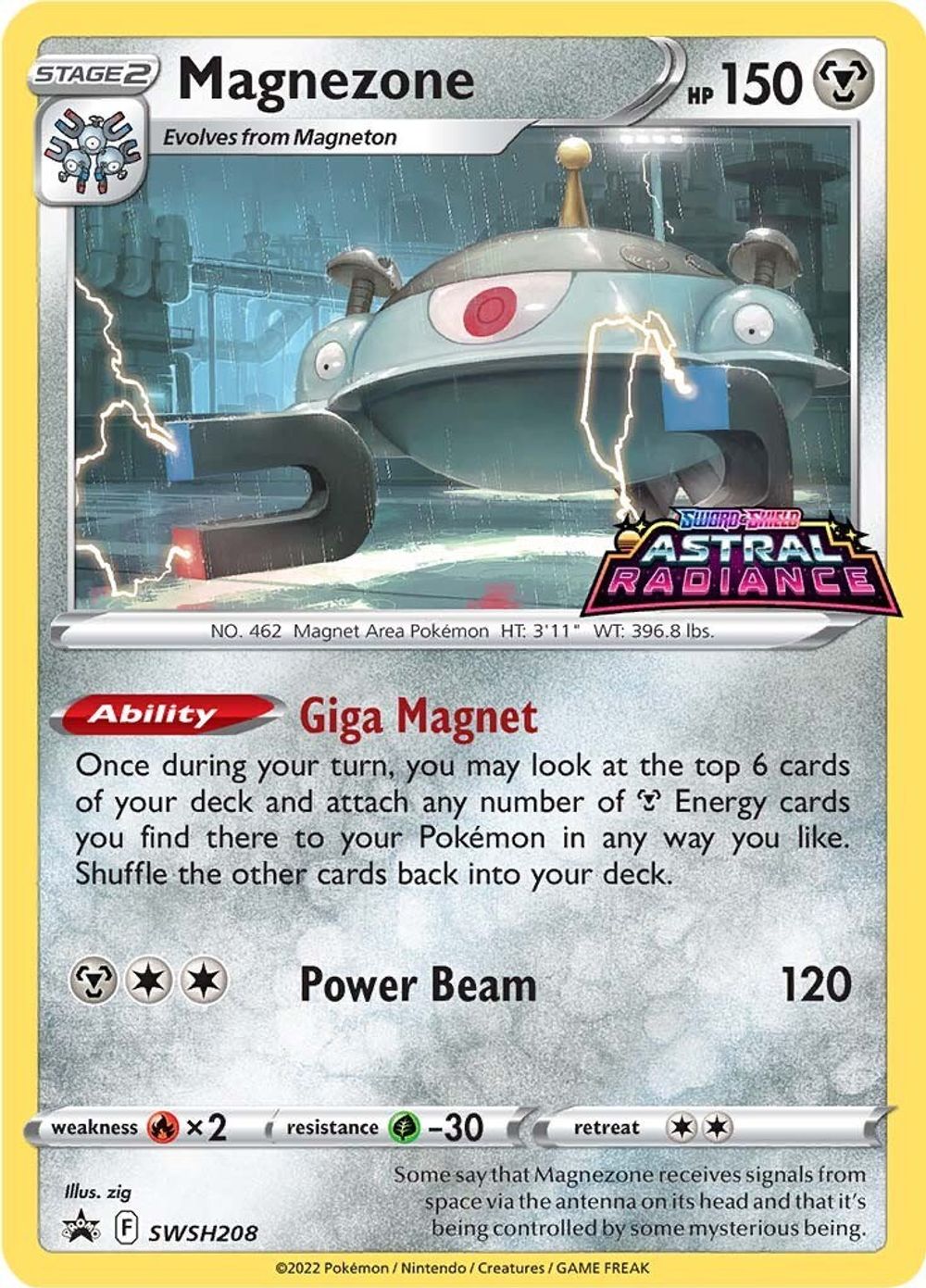 Magnezone - SWSH208 — SWSH: Sword & Shield Promo Cards