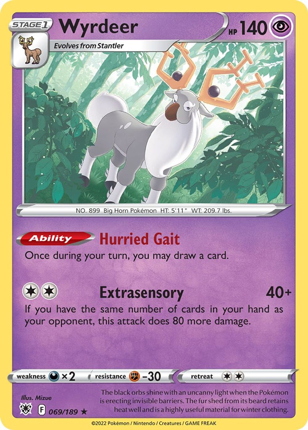 Wyrdeer - 069/189 — Deck Exclusives