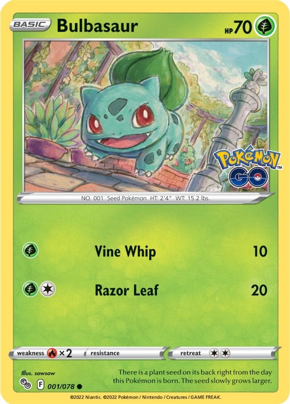 Bulbasaur — Pokemon GO