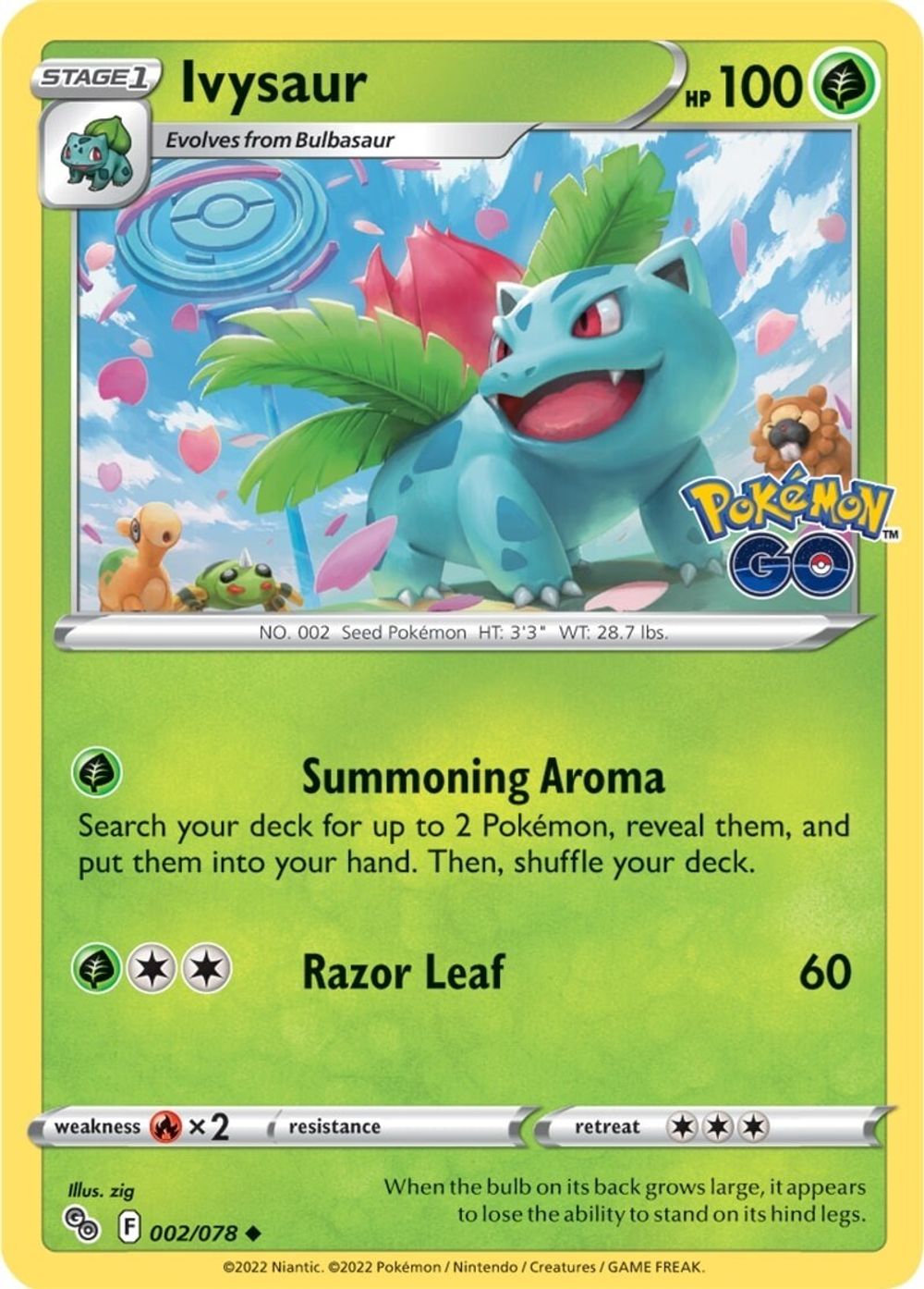 Ivysaur — Pokemon GO
