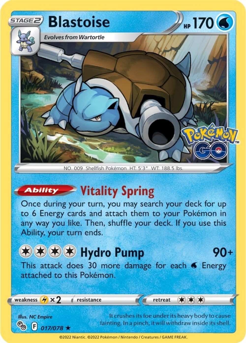 Blastoise — Pokemon GO