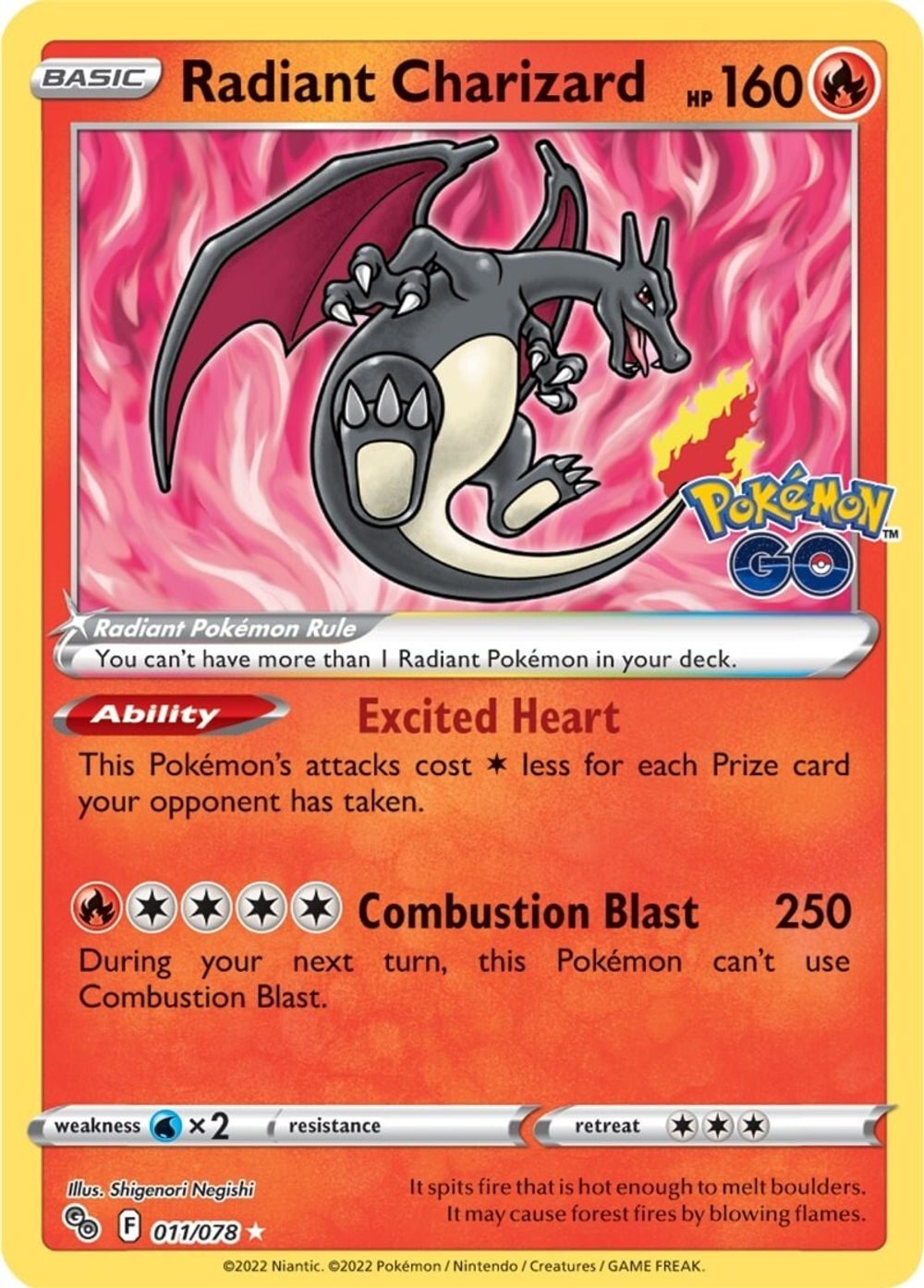 Radiant Charizard — Pokemon GO