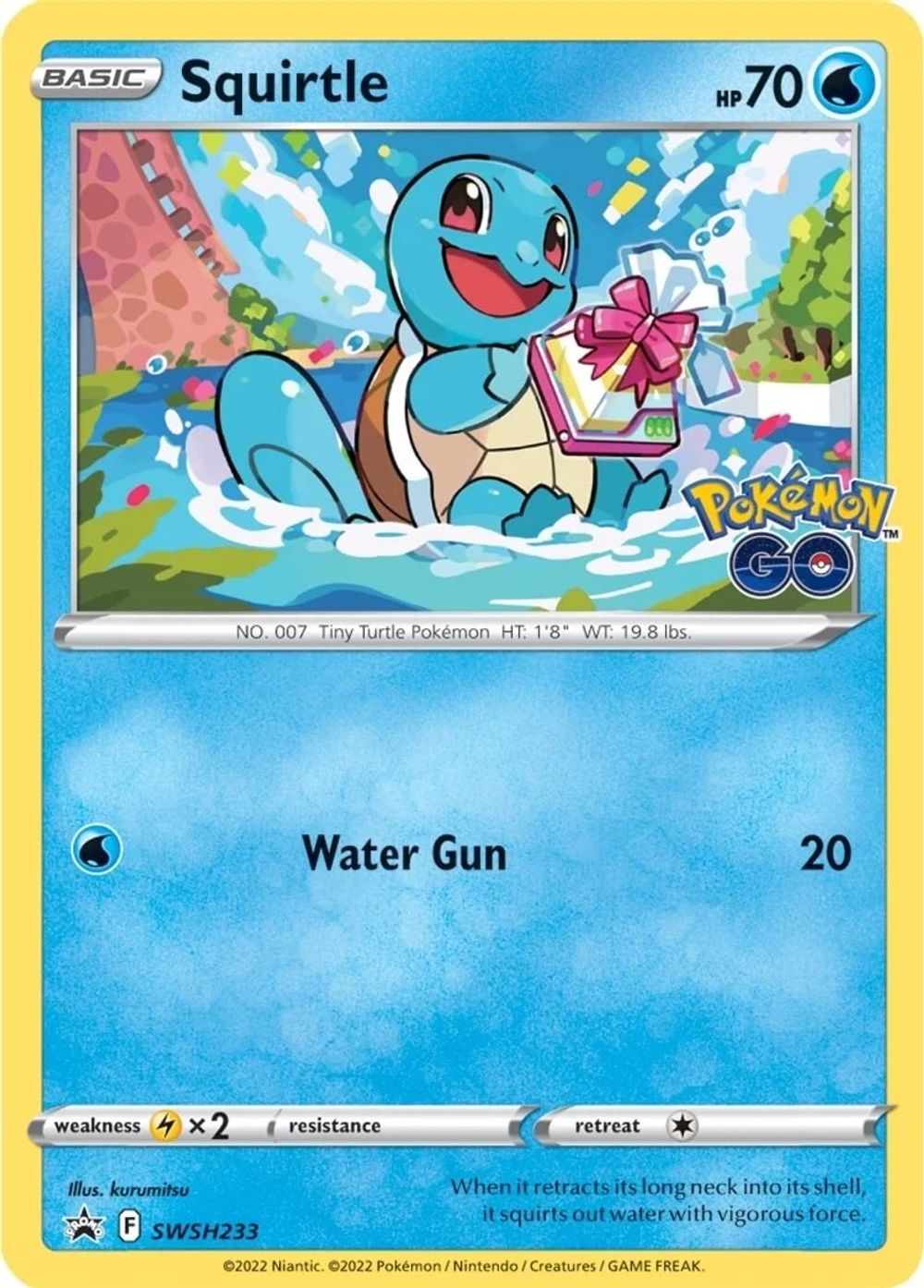 Squirtle - SWSH233 — SWSH: Sword & Shield Promo Cards