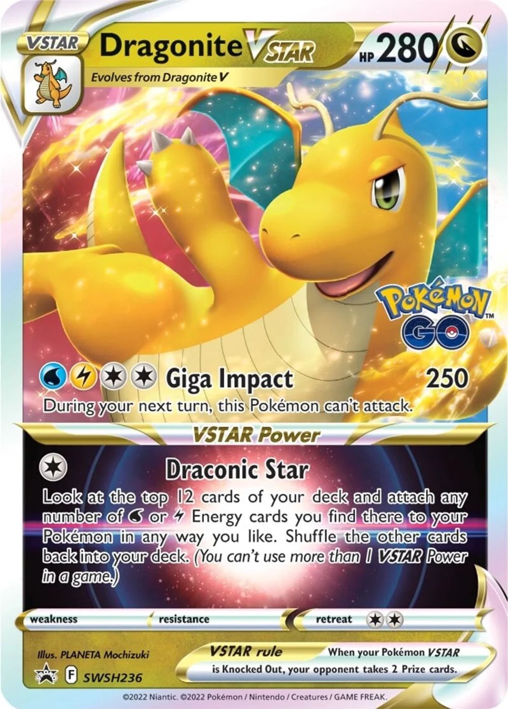 Dragonite VSTAR - SWSH236 — SWSH: Sword & Shield Promo Cards