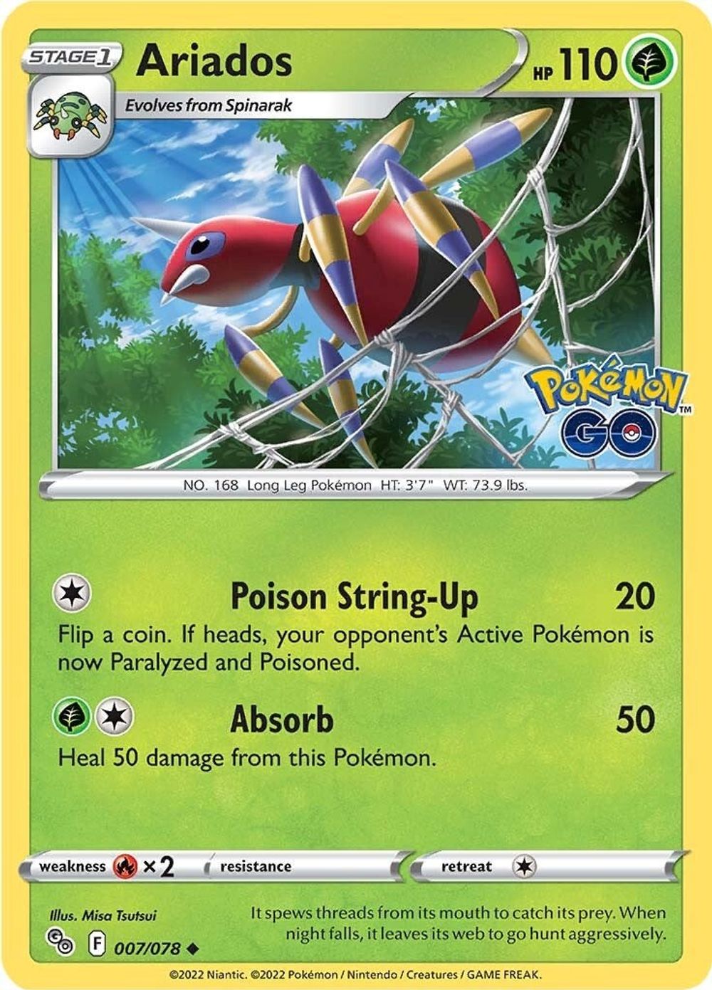 Ariados — Pokemon GO