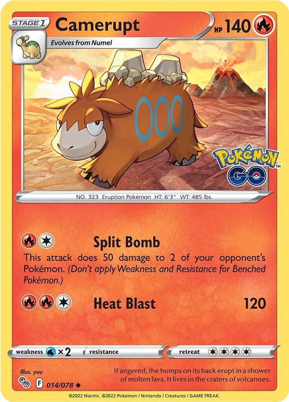 Camerupt — Pokemon GO