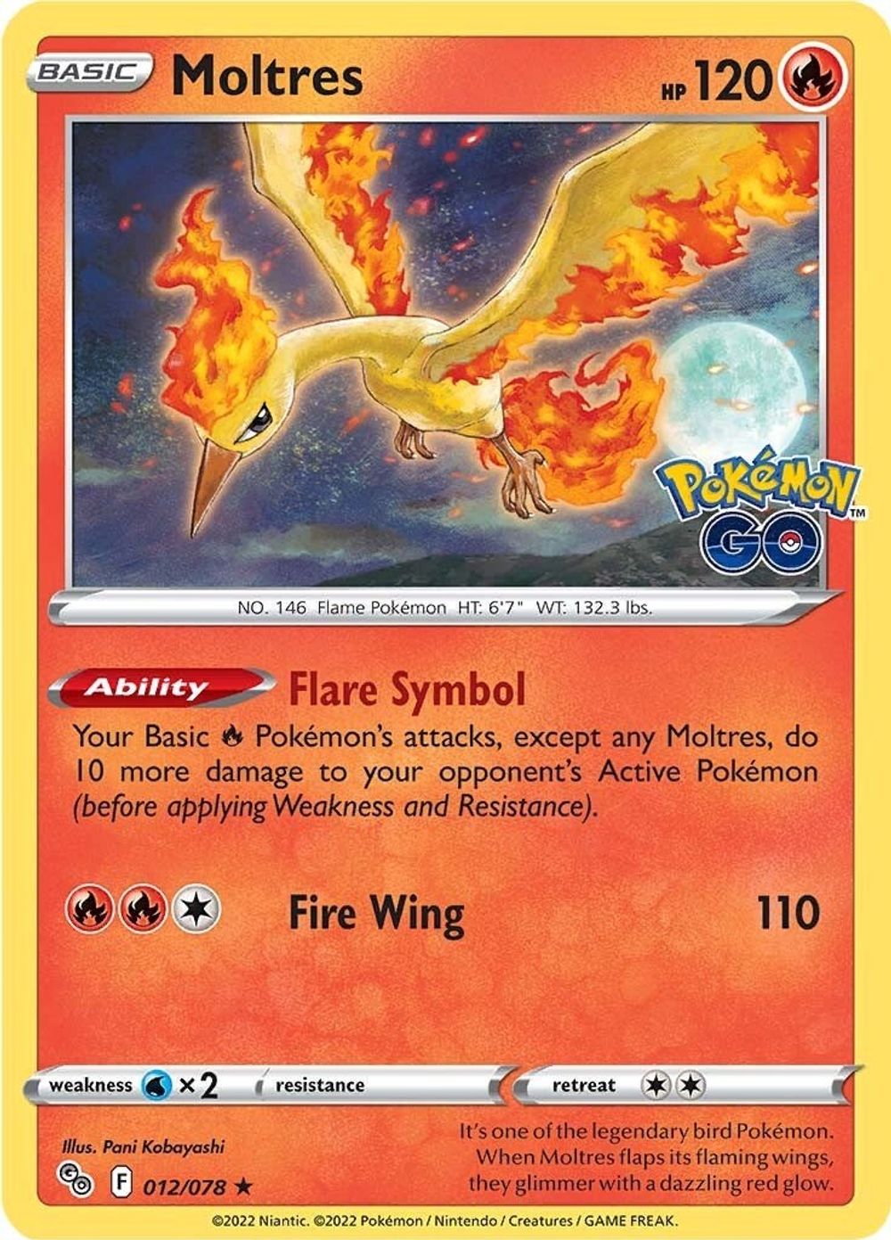 Moltres — Pokemon GO