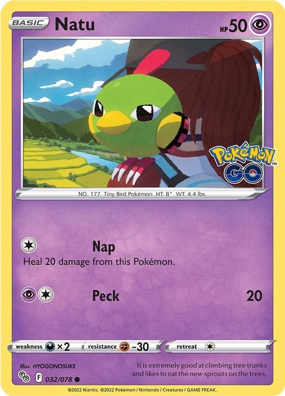 Natu — Pokemon GO