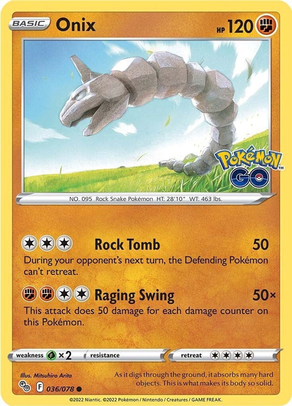 Onix — Pokemon GO