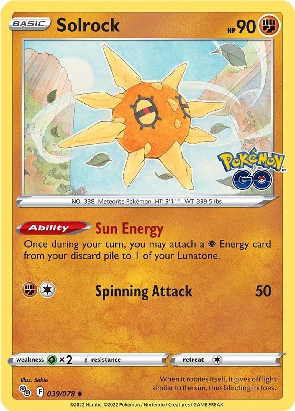 Solrock — Pokemon GO