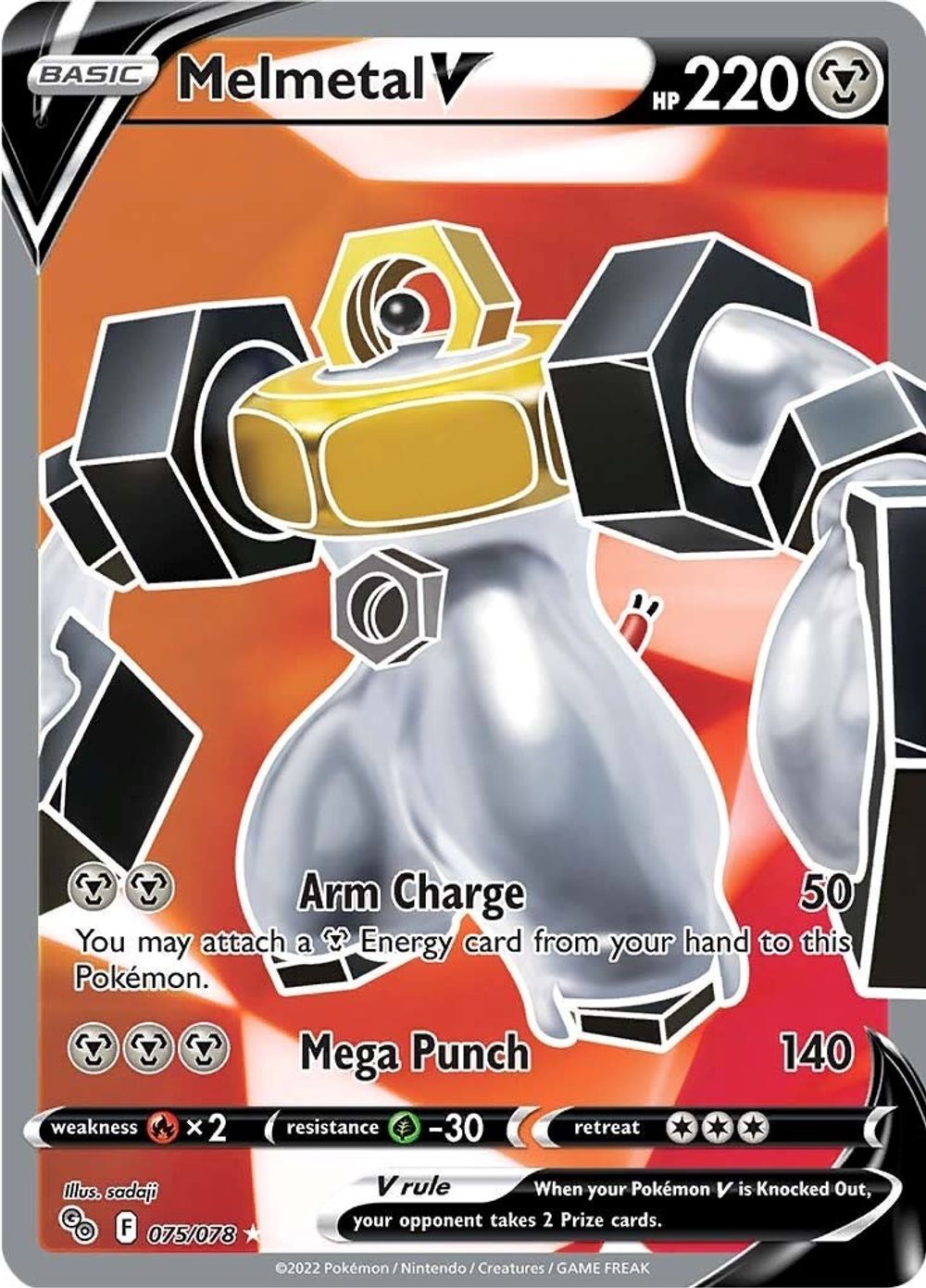 Melmetal V (Full Art) — Pokemon GO