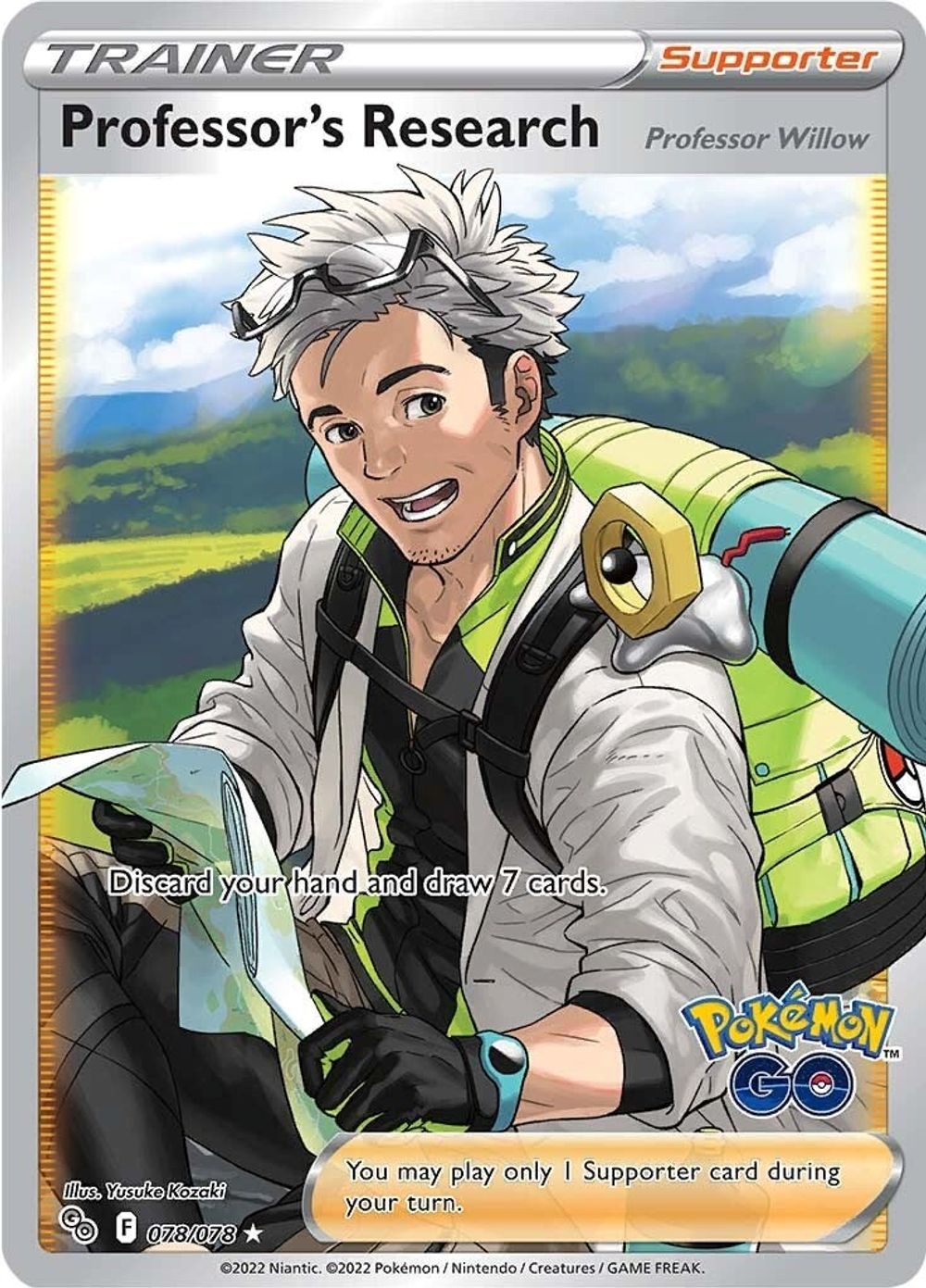 Professor's Research (Full Art) — Pokemon GO