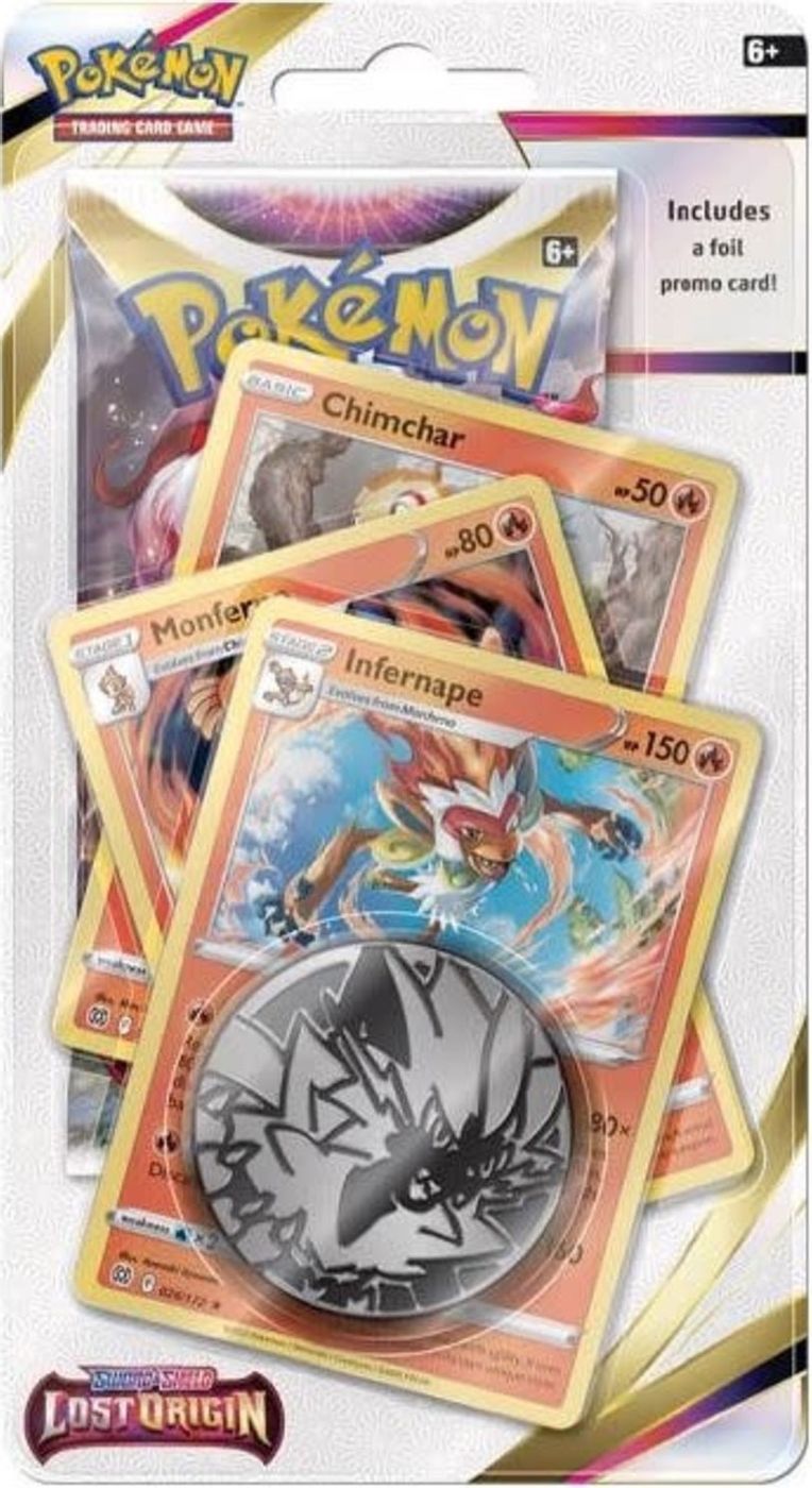 Lost Origin Premium Checklane Blister [Infernape] — SWSH11: Lost Origin