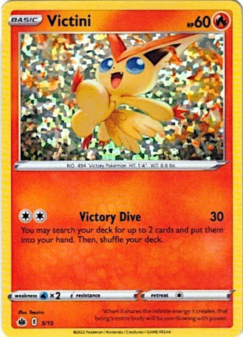 Victini - 5/15 — McDonald's Promos 2022