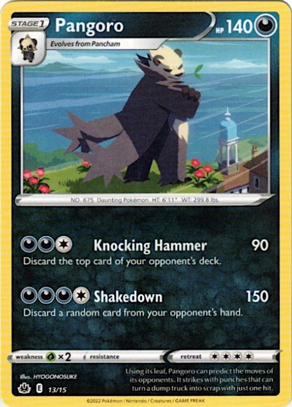 Pangoro - 13/15 — McDonald's Promos 2022
