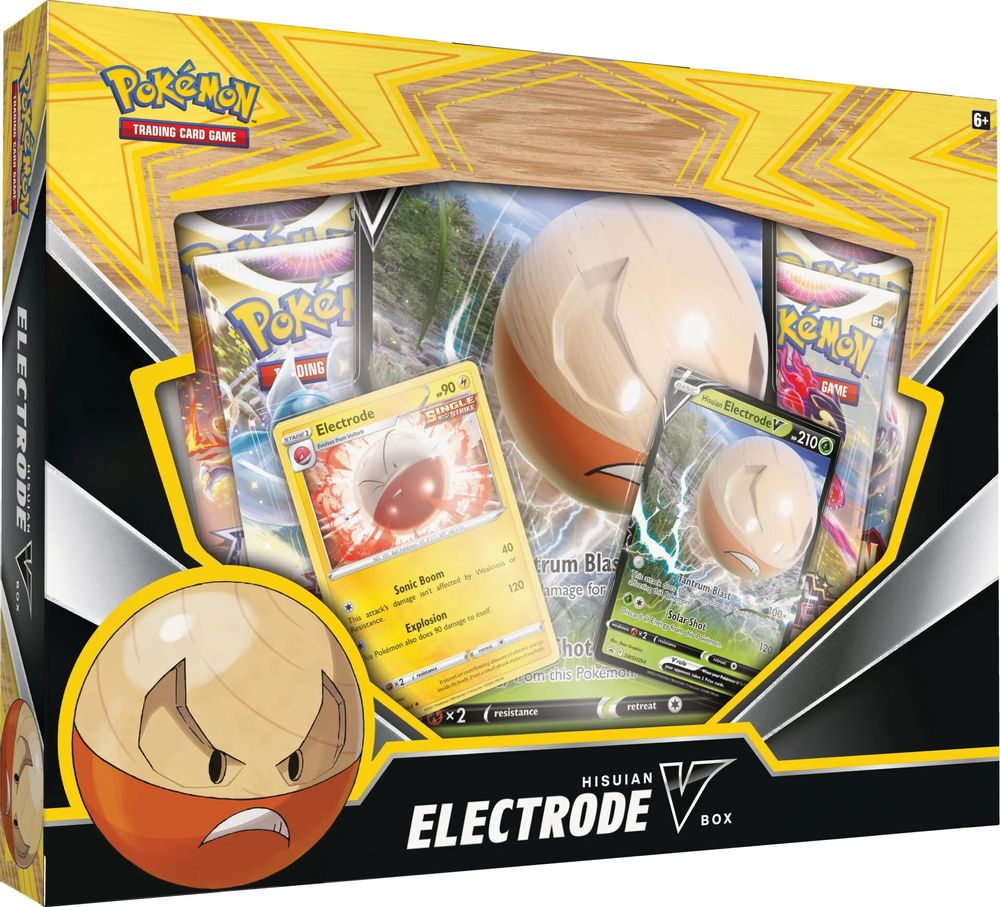 Hisuian Electrode V Box — SWSH08: Fusion Strike