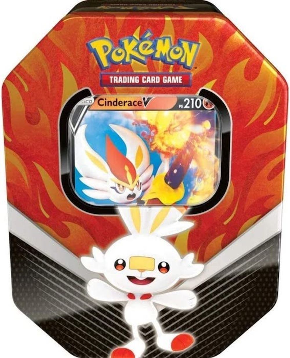 Galar Partners International Tin [Cinderace V] — SWSH01: Sword & Shield Base Set