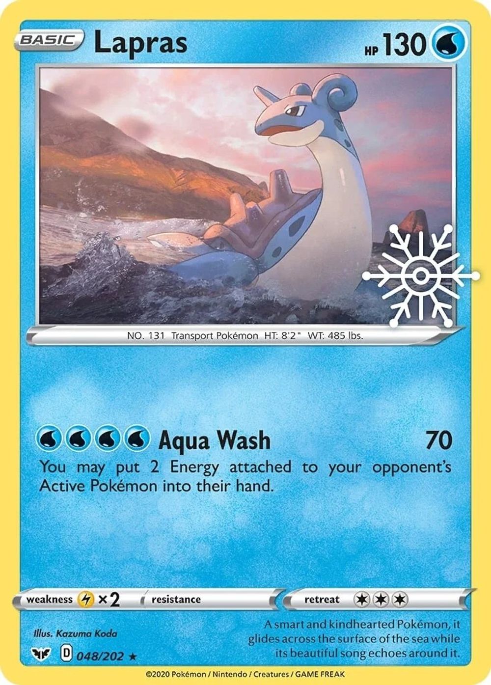 Lapras - 048/202 (Holiday Calendar) — Miscellaneous Cards & Products
