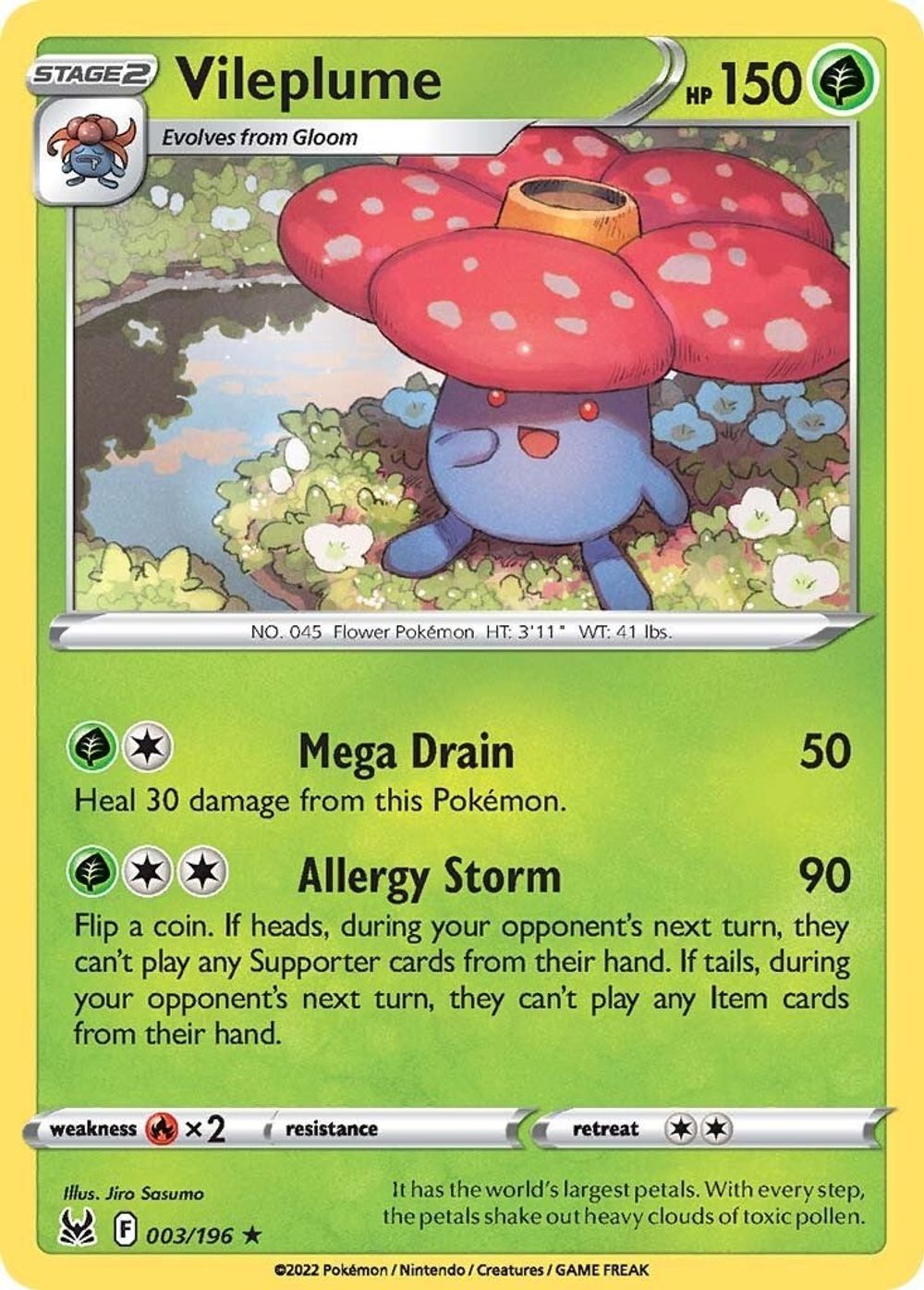 Vileplume — SWSH11: Lost Origin