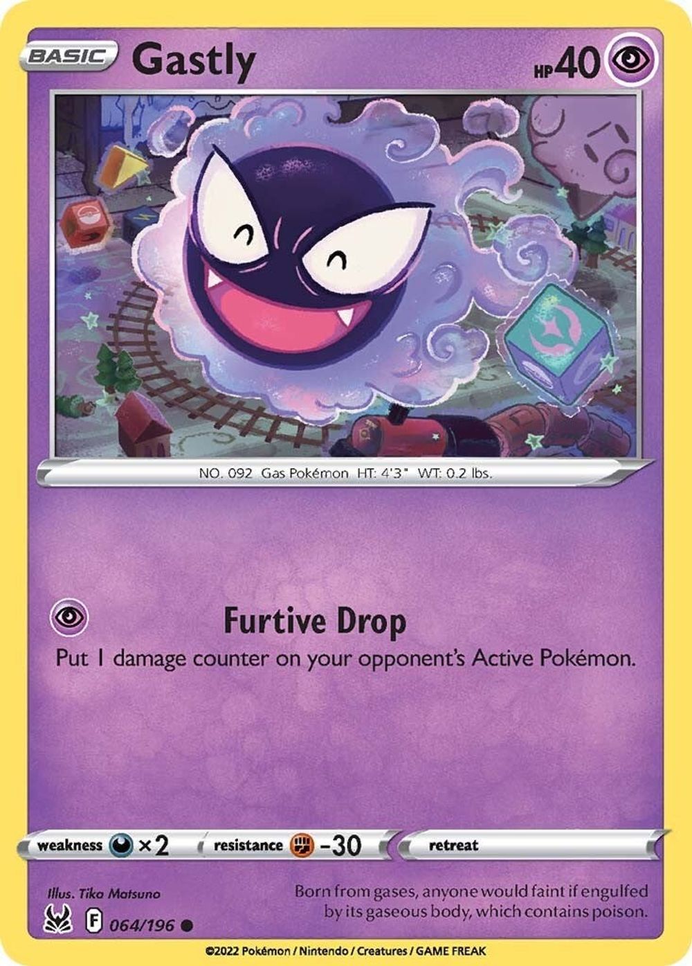 Gastly — SWSH11: Lost Origin